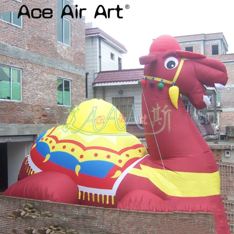 3m Lenght Custom Made Outdoor Promotion Ballon Inflatable Camel ,Giant Inflatable Animal For Advertising On Sale