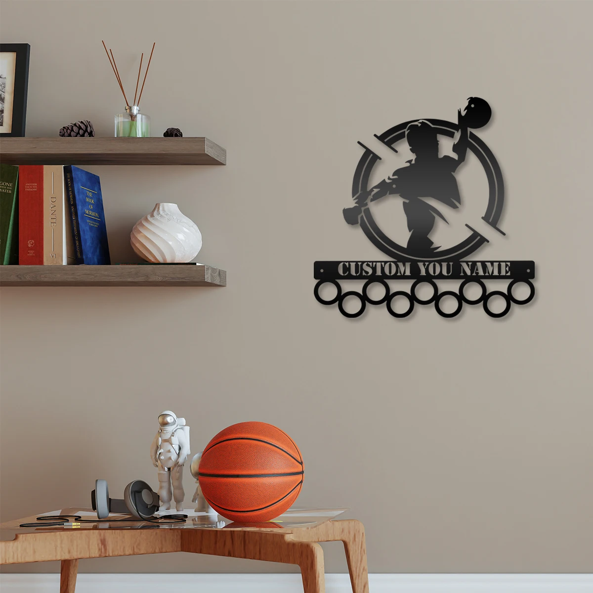 

1pc cute ping-pang sporter Customized Name Tin Wall Signs Metal Wall Plaque For Home Decor Living Room Bedroom