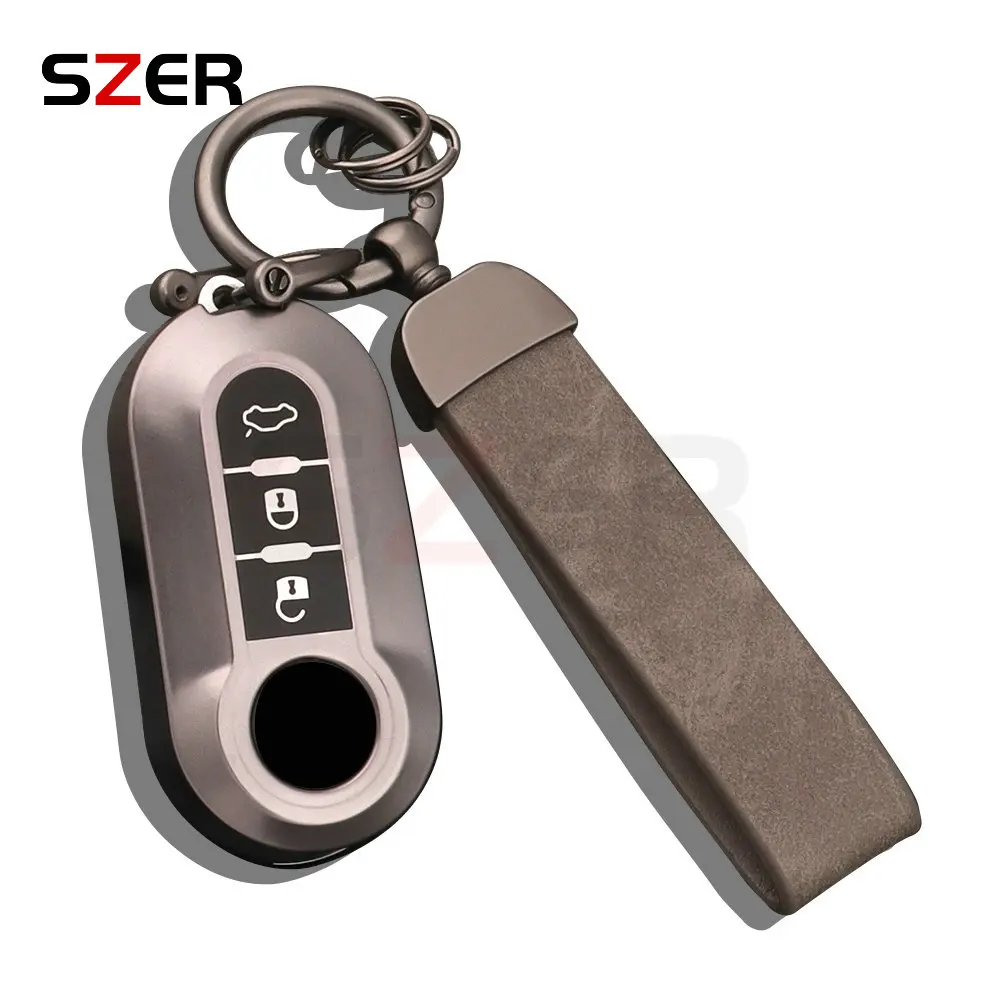 3 Knopf TPU Auto Flip Key Fall Abdeckung für Fiat Ducato 500 500l Panda Grande Punto Lancia Musa Auto Shell Fob Schlüssel bund Zubehör
