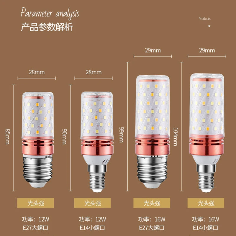 Energy Saving Lâmpada LED para Todos Lustre, Luz Pingente, Pendure Chandelier Teto, Wall Sconce, Sala de estar e jantar Lâmpada, E27, E14