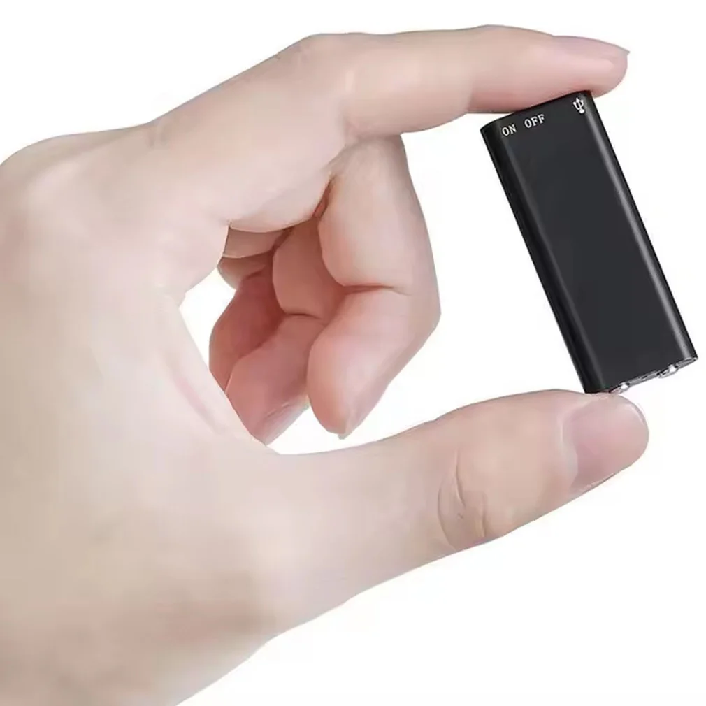 

Ultra-Thin 8GB/16GB/32GB/64GB Mini Voice Recorder Digtal Professional Dictaphone Recorder HD Noise Reduce Recording MP3 Player
