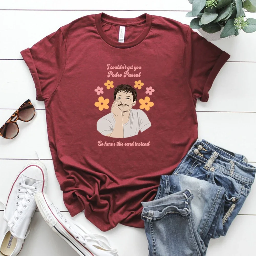 Y2k Vintage Pedro Pascal T Shirt Narco Pedro Pascal T-shirt Retro 90s Aesthetic Tee Kawaii Daddy Pedro Pascal Last of Us Shirt