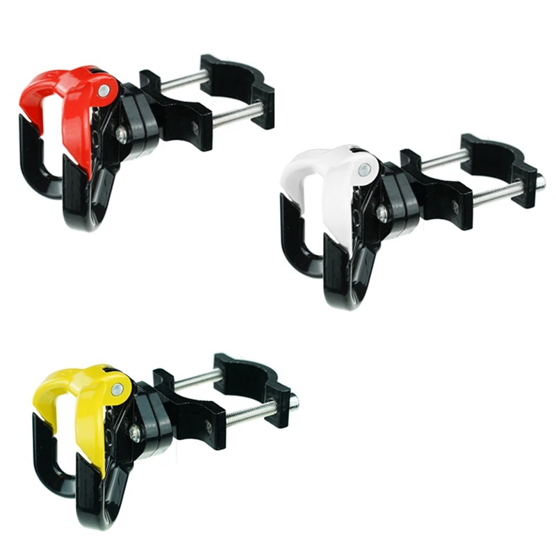 

3X Electric Scooter Aluminum Bags Double Hook For Ninebot Max G30 Scooter Hanger Gadget Claw Red