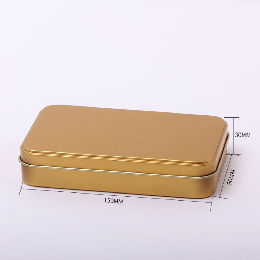 Sturdy Metal Covered Box for Jewelry Rings Necklaces Cosmetics Brushes Pens and Other Small Personal Belongings