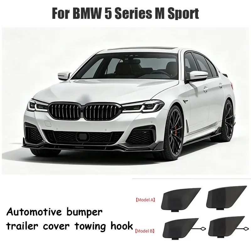 For BMW G30 5 Series M Sport 2017-2020 520 523 530 535 540i M Car Rear Bumper Tow Hook Cover Cap Black White