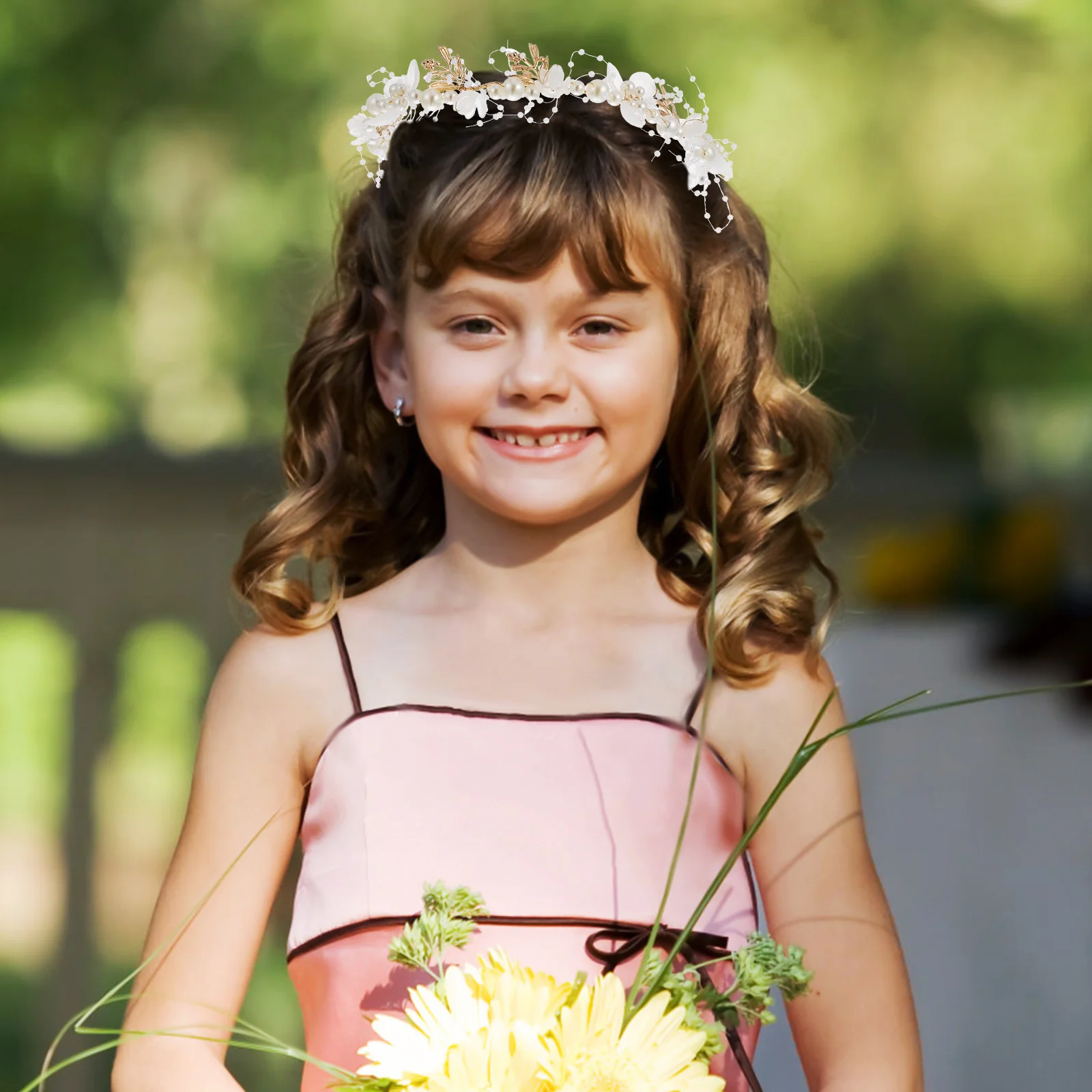 

Pearl Headband Flower Headband Fairy Wedding Hair Accessories Pearl Hair Vine Floral Headpiece Bridal Crown Wedding Hairband