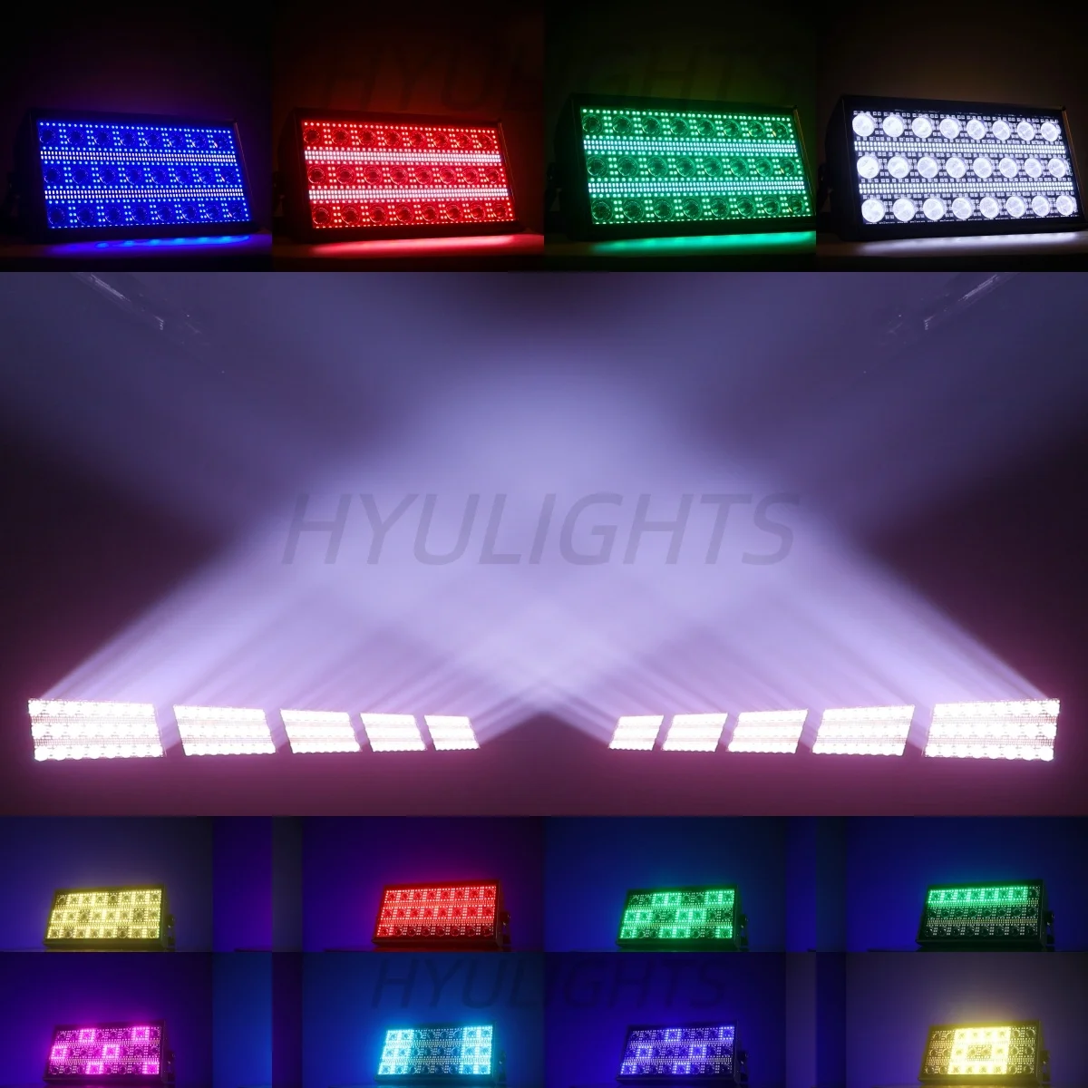 300W Beam & Strobe RGBW 4in1 48 Partitie LED Stroboscoop 24 STKS 8000 K DMX Super Heldere DJ Wash Bar Podiumverlichting Effecten