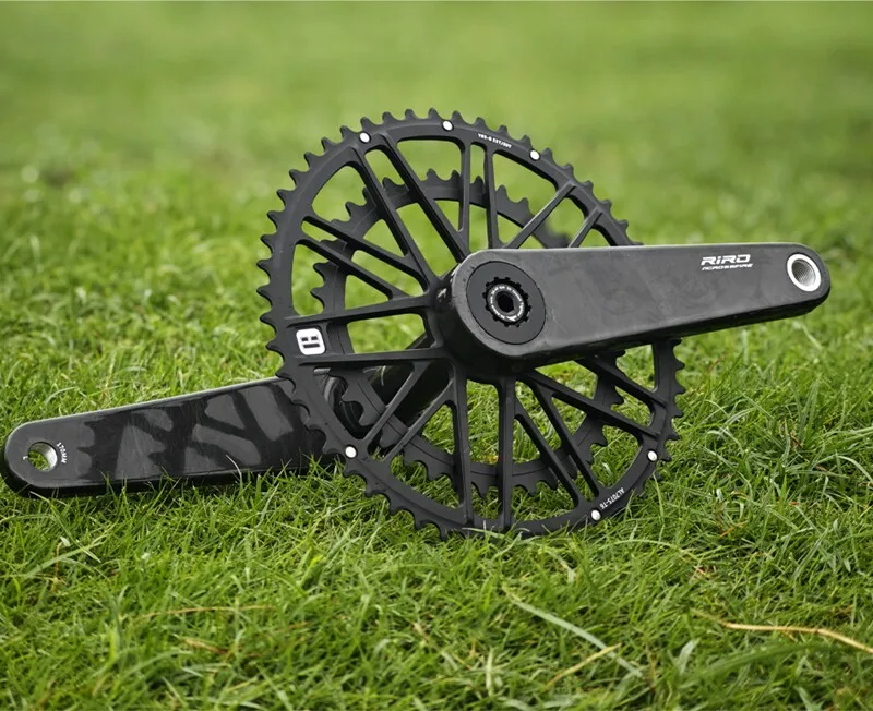 RIRO MTB-Kettenblatt, schmal-breit, Einzel-/Doppelkettenblatt-kompatibel, Shimano Direct Mount M9100/8100, Fahrradpedal-Getriebesystem-Zubehör – Detail 14