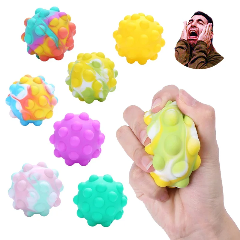 2024 New Ball Antistress Pop Antistress DNA Squeeze Balls For Children Kids adulti Hand Pressure Squishy Fidget Toy