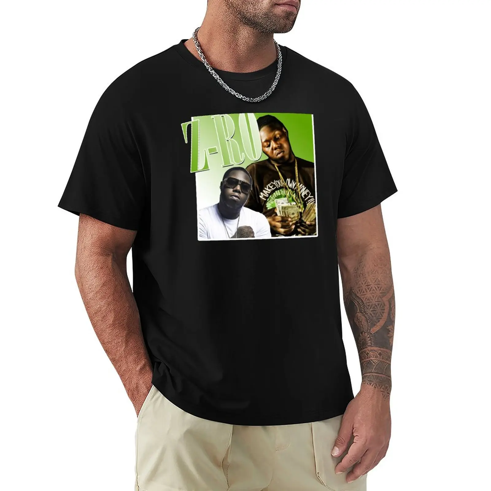 Z-Ro Tribute T-Shirt anime Short t-shirt tees mens cotton t shirts