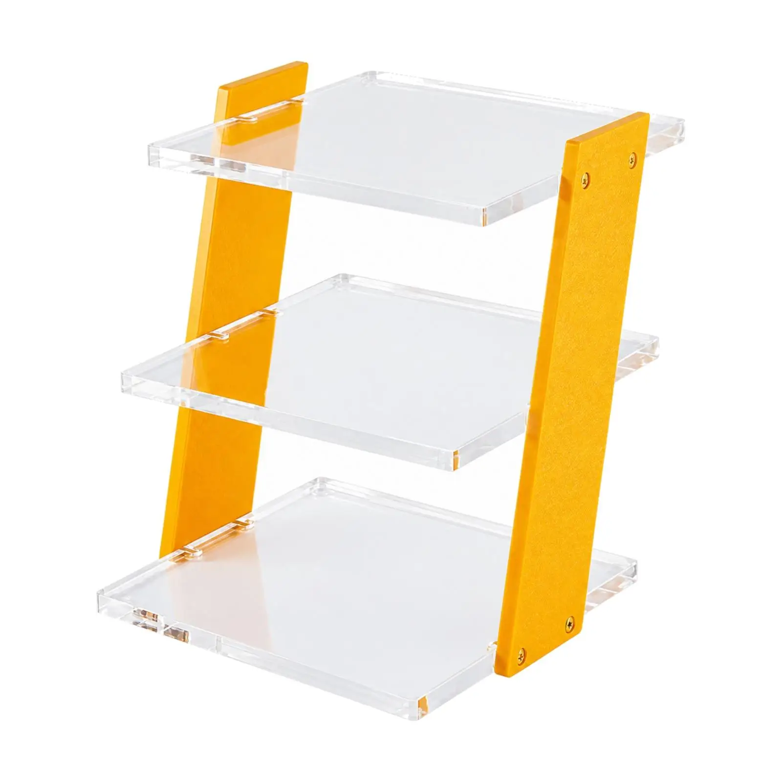 Three Tier Acrylic Glasses Display Rack Transparent Eyewear Organizer Stand for Optical Store Countertop Jewelry Display Shelf
