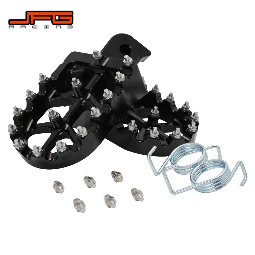Footrest Pedals Foot Pegs For TW200 PW50 PW80 TTR90 CRF KLX110 Anti-Slip Replacement Motorcycles Parts Off-Roads Motocross Bike
