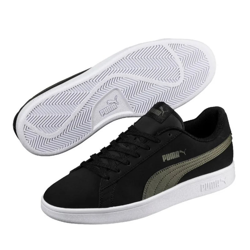 Genuine PUMA Smash v2 Buck 2026 Autumn Unisex Low-Top Skate Shoes Outdoor Lightweight Casual Sneakers 365160-05
