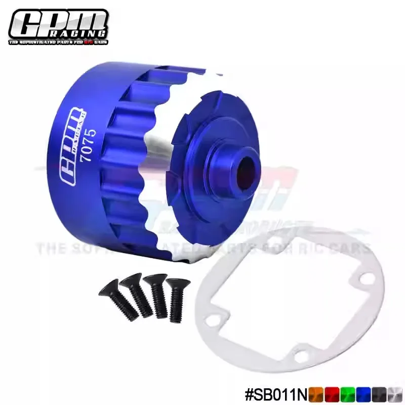 

GPM upgrade TEAM LOSI 1/6 SUPER BAJA REY aluminum alloy 7075 front, middle, and rear universal differential housing