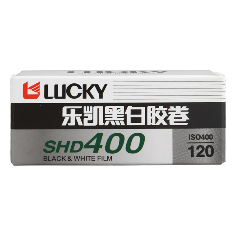 1-10 Rolls CHINA LUCKY SHD400 120 Black And White  ISO 400 Exposure For 120 Film Camera（Expiration Date: 2026）