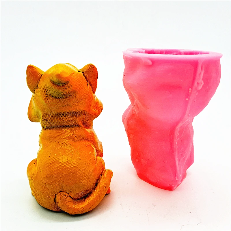 Cat God Silicone Mold Resin Gypsum Aromatherapy Candle Concrete Crystal Dropper Mold Handmade DIY Craft Decoration