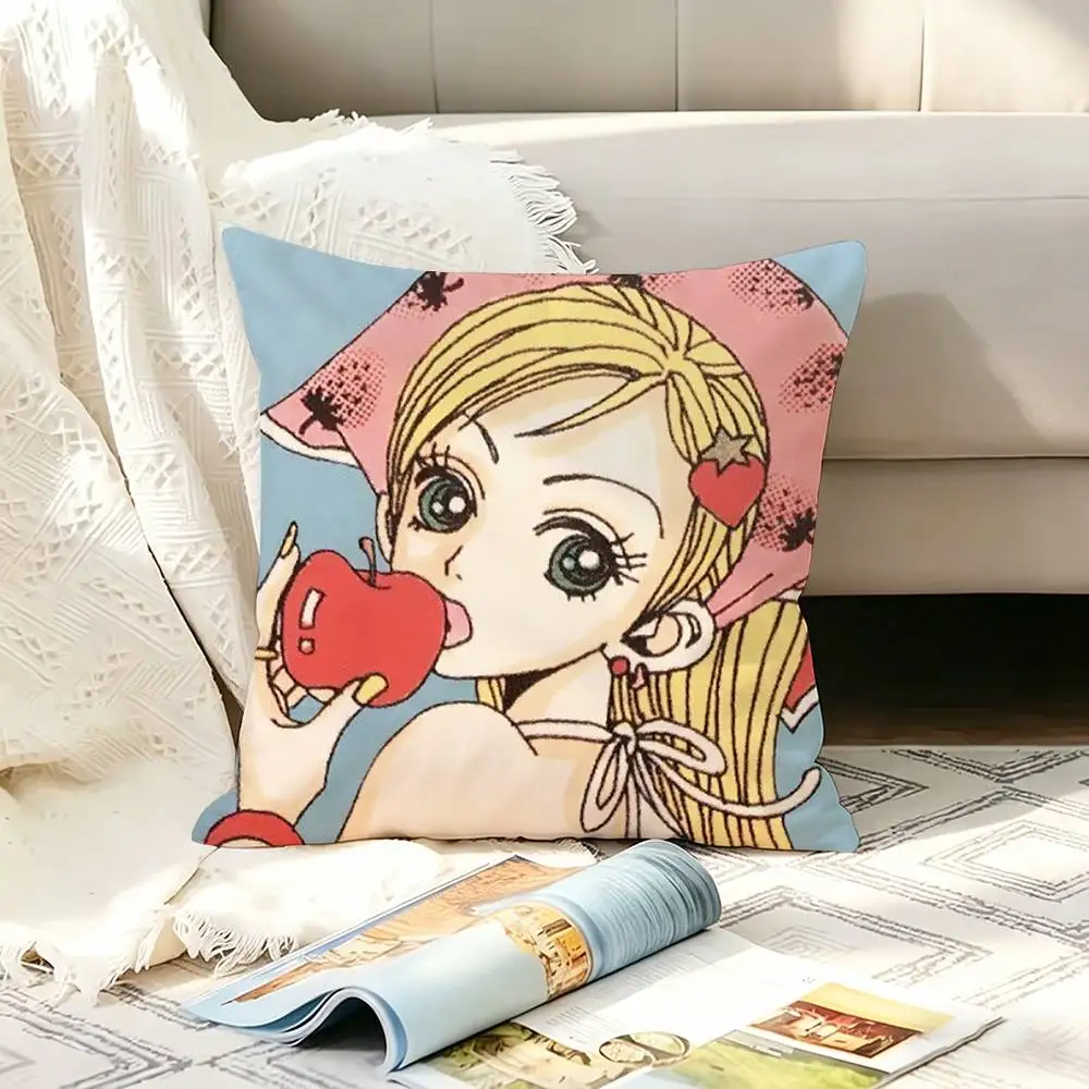 H-Happy Berry Cartoon Pillow Cover Sofa Cushion Cover Home Room Decoration Children Gift