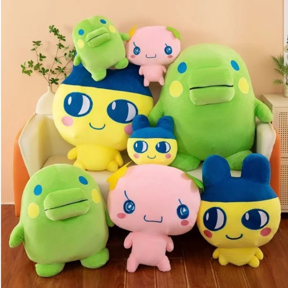 

40cm Tamagotchi Anime Mametchi Plush Doll Pillow Kawaii Mimichi Kuchipachi Cartoon Doll Cute Kawaii Girl Children's Gifts Toys