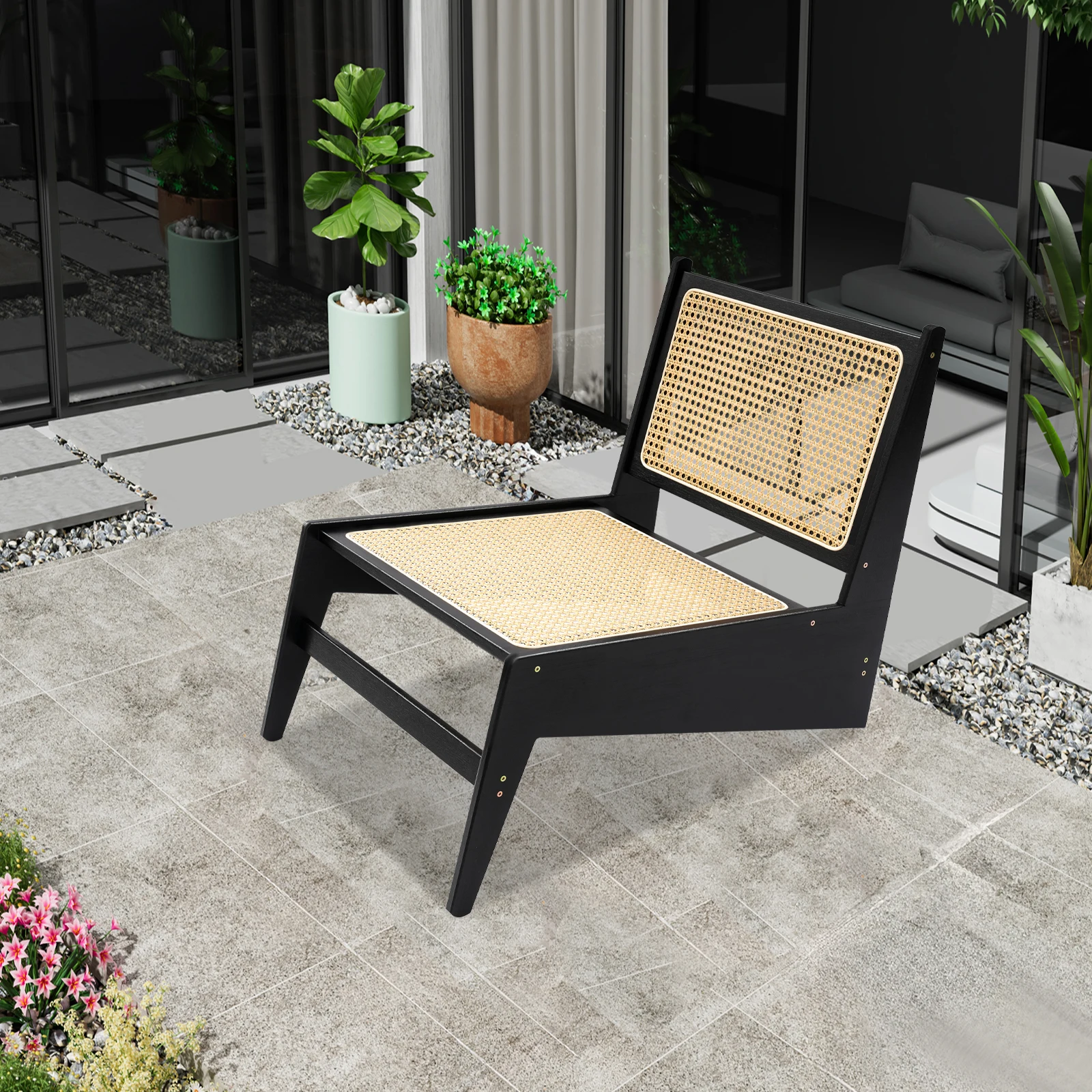Home Bamboo Chair, Bamboo Accent Chair, Comfy Bamboo Chairs image 5