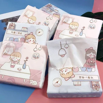 กระดาษเช็ดหน้าแบบใช้แล้วทิ้ง, ผ้าเช็ดหน้าแบบใช้แล้วทิ้ง, กระดาษเช็ดหน้าขนาดเดินทางสําหรับรถยนต์หรือกระเป๋าเงิน, 3 จํานวน, 60 แผ่น/แต่ละชิ้น