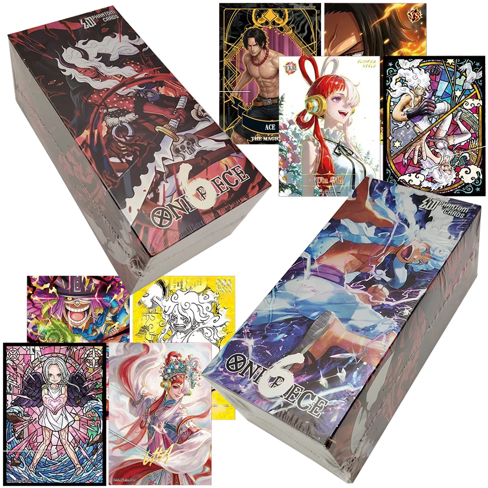 One Piece Exquisite Design Collection English Language Cards Passionate Adventure Japanese Anime Character Card Toys for Family