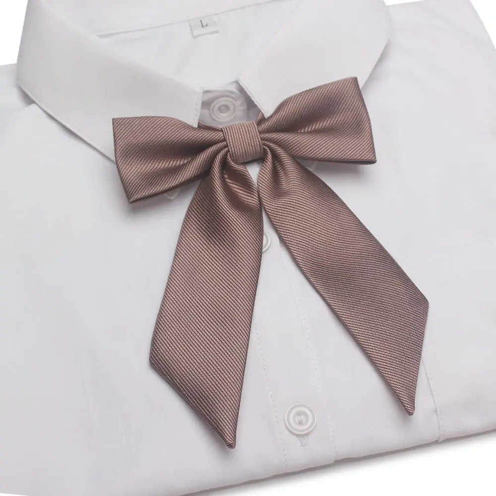 Chic Multi-color Twill Weave Business School Uniform Wedding Women Bow Tie Students Bow Tie Korean Style Cravat Necktie