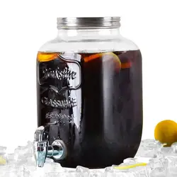 4L Cold Kettle Lemonade Bottle Drinkware Cold Water Container Beverage Dispenser Cold Juice Lemonade Drinks Bucket Tank