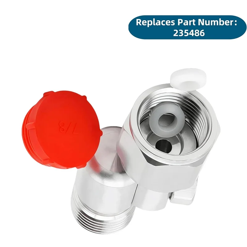 ABBO-Spritzpistolen-Drehgelenk 7/8 Zoll Airless-Farbe 235486 180-Grad-Drehung für 235486 7/8 Zoll Gewinde