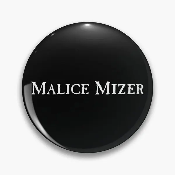 Malice Mizer White  Soft Button Pin Cartoon Fashion Women Jewelry Badge Cute Funny Brooch Hat Creative Lover Decor Collar