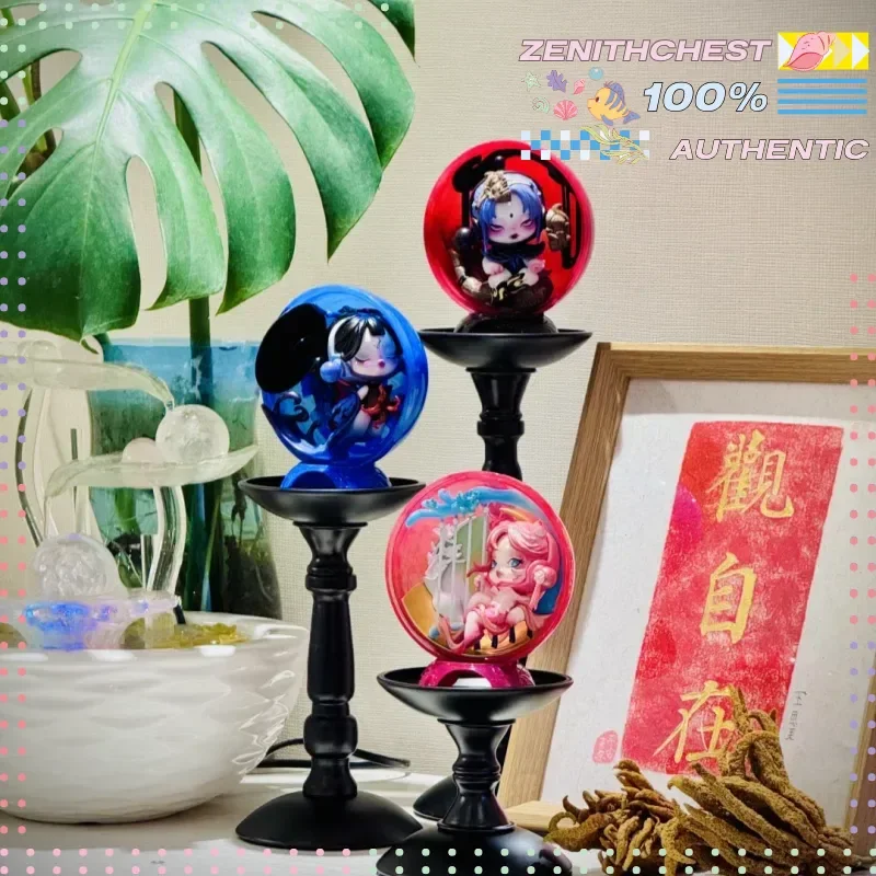 

Authentic POP MART Skullpanda The Mirage Series Blind Box Chinese Aesthetic Collector Is Edition Mystery Gift Desktop Decoration