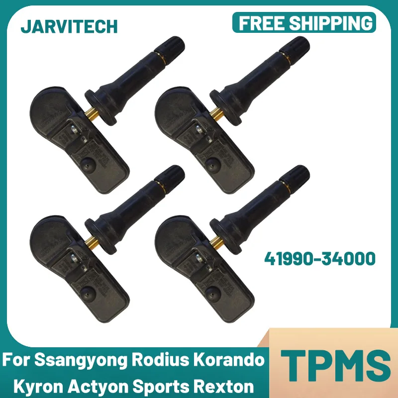 TPMS Tire Pressure Sensor 41990-34000 For Ssangyong Rodius Korando Kyron Actyon Sports Rexton Musso 433MHz 41990 34000