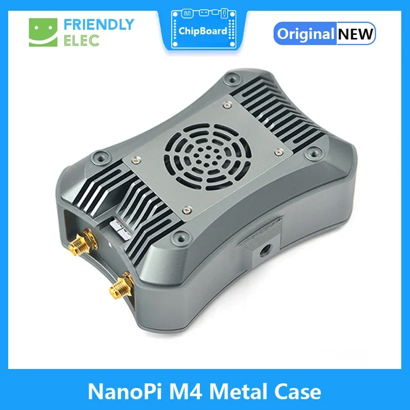 NanoPi M4 Metal Case kit with Cooling Fan NVMe SSD expansion board dual antenna NanoPi M4V2 FriendlyElec