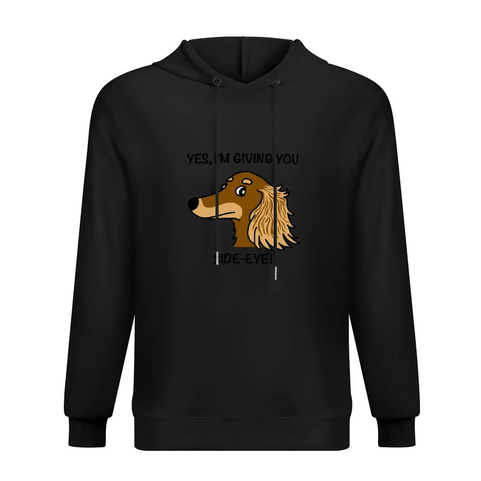 

Yes, I'm Giving You Side Eye! Dachshund Cartoon Hoodie men clothes men wear mens clothing korean style clothes tracksuit men