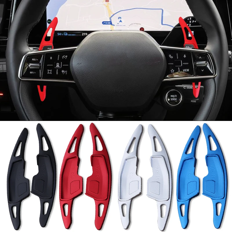 

Alloy Shifter Paddle For Renault Austral Espace Megane E-Tech Rafale 2023-2026 Car Steering Wheel DSG Gear Extend Accessories