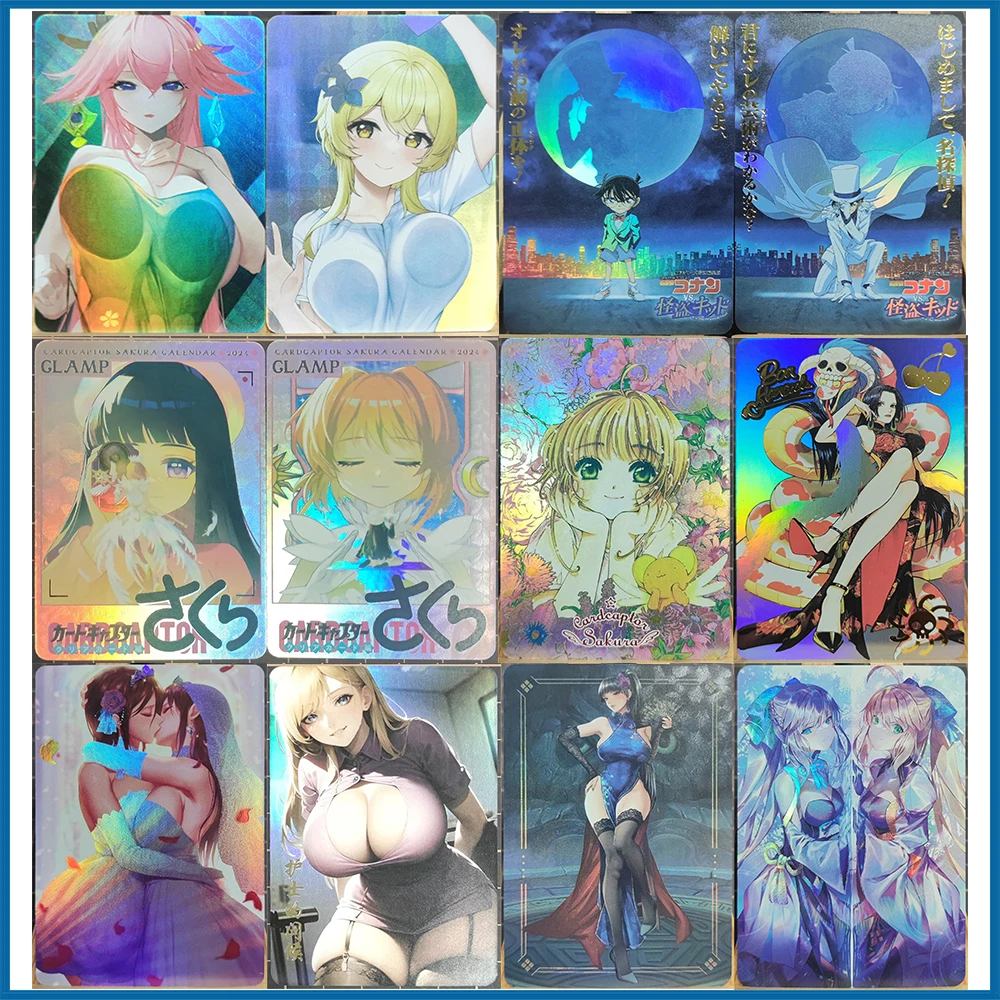 

Anime Goddess Story DIY ACG Yae Miko Boa Hancock Lumine Tsukino Usagi Boy Games Toys Collectible Cards Christmas Birthday Gifts