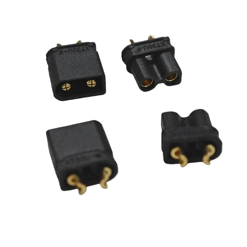 DIY Battery Connectors; 2/6/10 pairs XT30-U Male & Female Bullet Power Plug; Perfect for RC Lithium Batteries