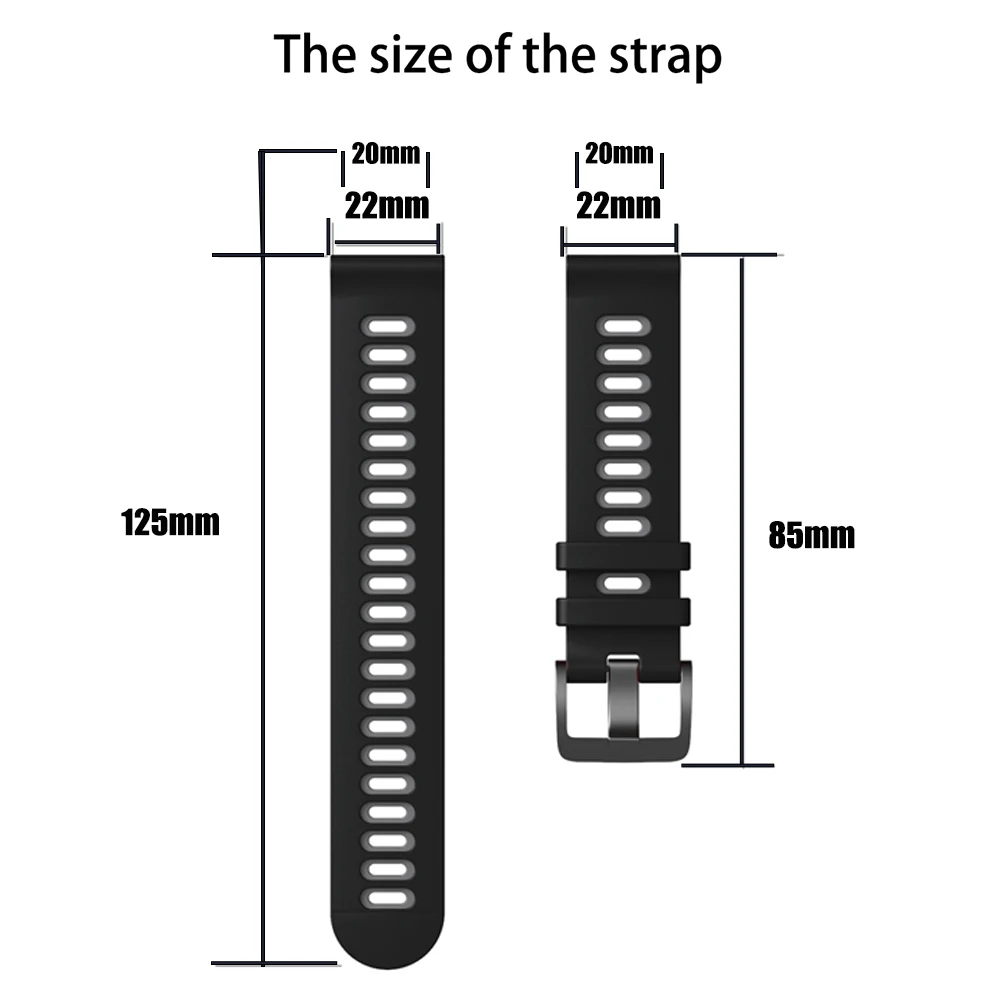 20mm Replacement Strap For Amazfit GTS 4 /2 Mini Straps Silicone Watch Strap For Amazfit GTS 3 /4 Strap GTS 2 Bracelet Watchband