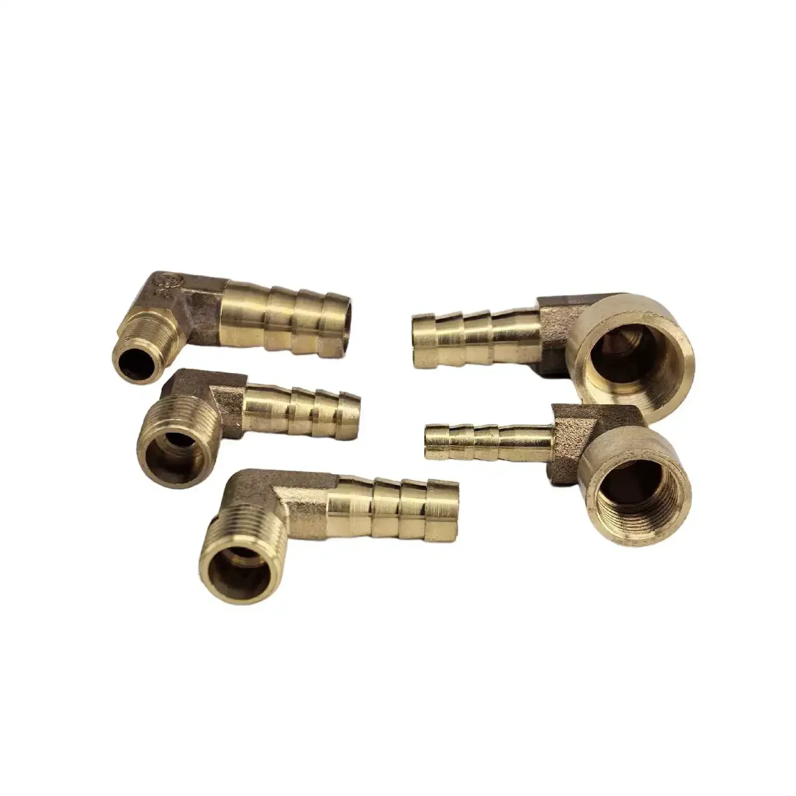 Image of LOT2 Fit Schlauch 3-25mm Stacheldraht auf 1/8" 1/4" 3/8" 1/2" 3/4" BSP M6 M8 M10 M12 M14 M16 männlich/weiblich Winkel Sechskant Messing Rohrverschraubung