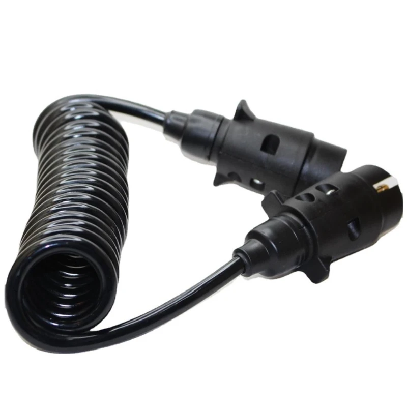 7 Pin for 3M Truck Light Connector TPU Extension Cable Trailer Power Cord Plug Vehicle Extender Socket Car Accessor