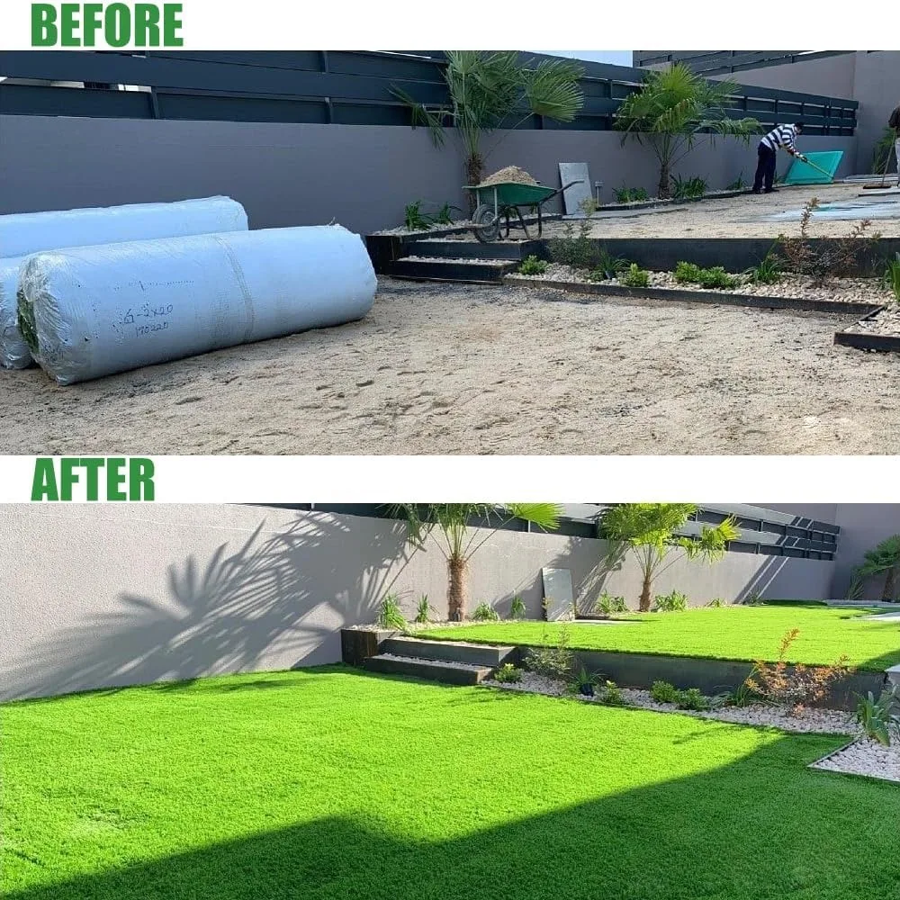 3x10ft العشب الاصطناعي واقعية 20mm سميكة الحيوانات الأليفة ودية داخلي في الهواء الطلق المناظر الطبيعية في الحديقة