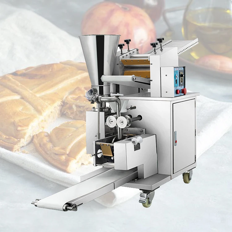 ماكينة صنع زلابية المعجنات الأوتوماتيكية بالكامل ذات سعة عالية، ماكينة صنع خبز السمبوسك القابلة للطي مع مكون المحرك الأساسي