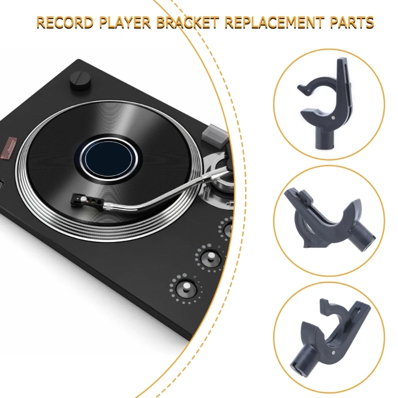 Precisions Tonearm Holder Tonearm Rest for Record Players, Essential Turntable Maintenance Accessory