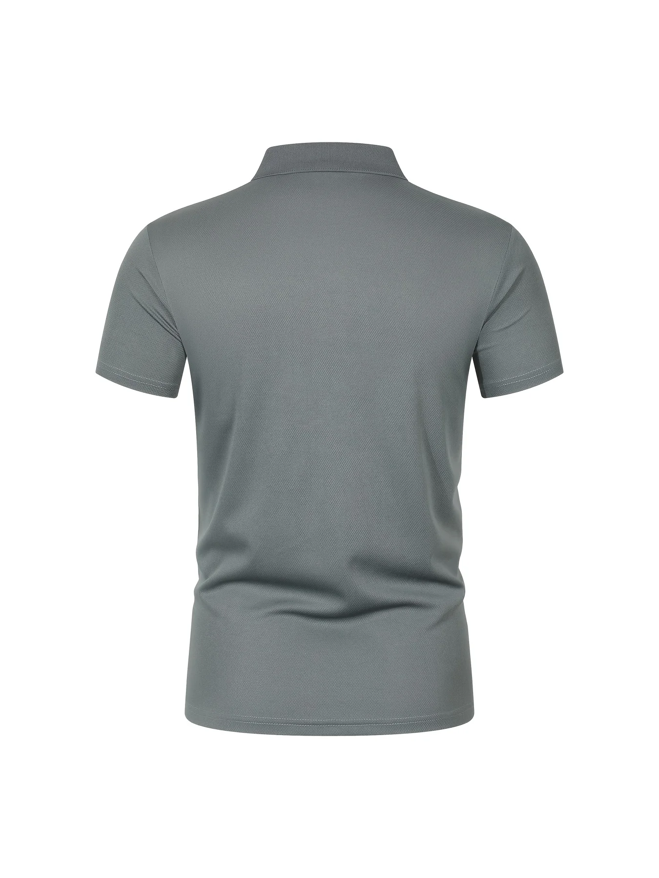Set mit 5 personalisierbaren Sommer-Golfhemden für Herren, die mit Logos oder Text versehen werden können, ideal für Werbeaktionen im Geschäft und verschiedene Anlässe, Größe S. – Detail 9