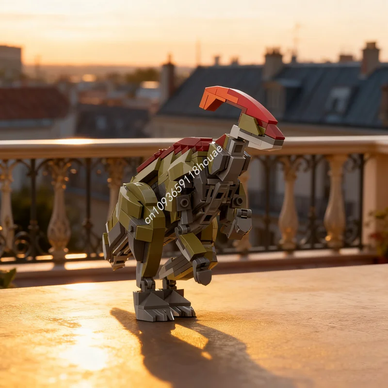 

335pcs MOC Parasaurolophus Walkeri Dinosaursed Model Building Blocks Toy Assemble Christmas Gifts DIY Creative Education Kids