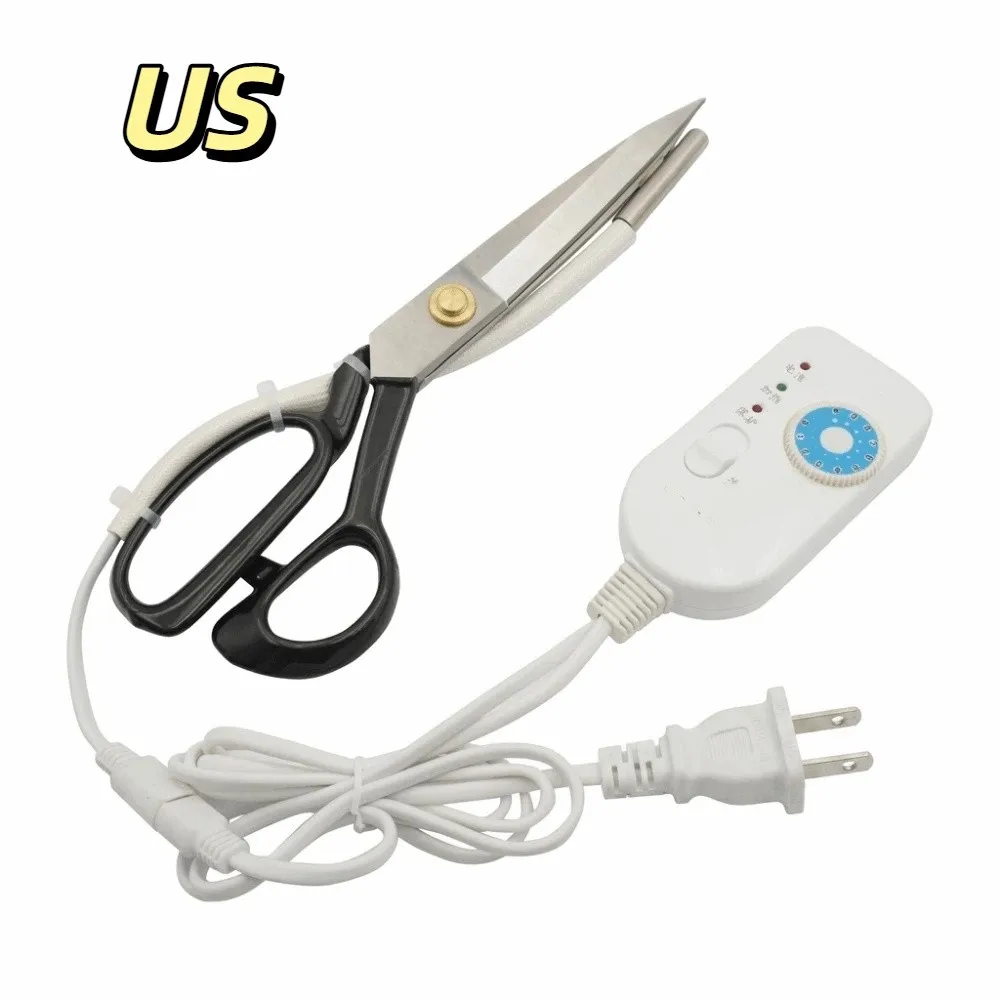 Temperature Adjustable Electric Heating Fabric Scissors 9-Level Temperature Control Temperature Adjustable Scissors