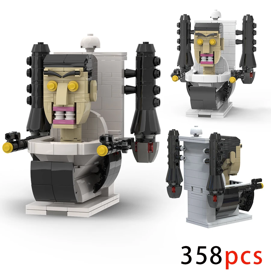 MOC Skibidi Toilet All Action Figures Model Building Block Titan TV Cameraman Speakerman Bricks Toy For Kid regali di compleanno