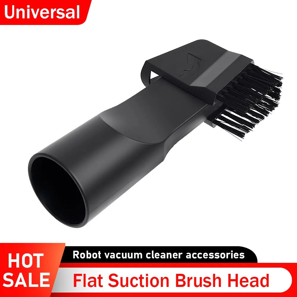 

Vacuum Cleaner Attachments Flat Suction Dust Brush Head Nozzle Universal 2 In 1 Cleaning Brush Corner Dust Cleaning Tool Parts