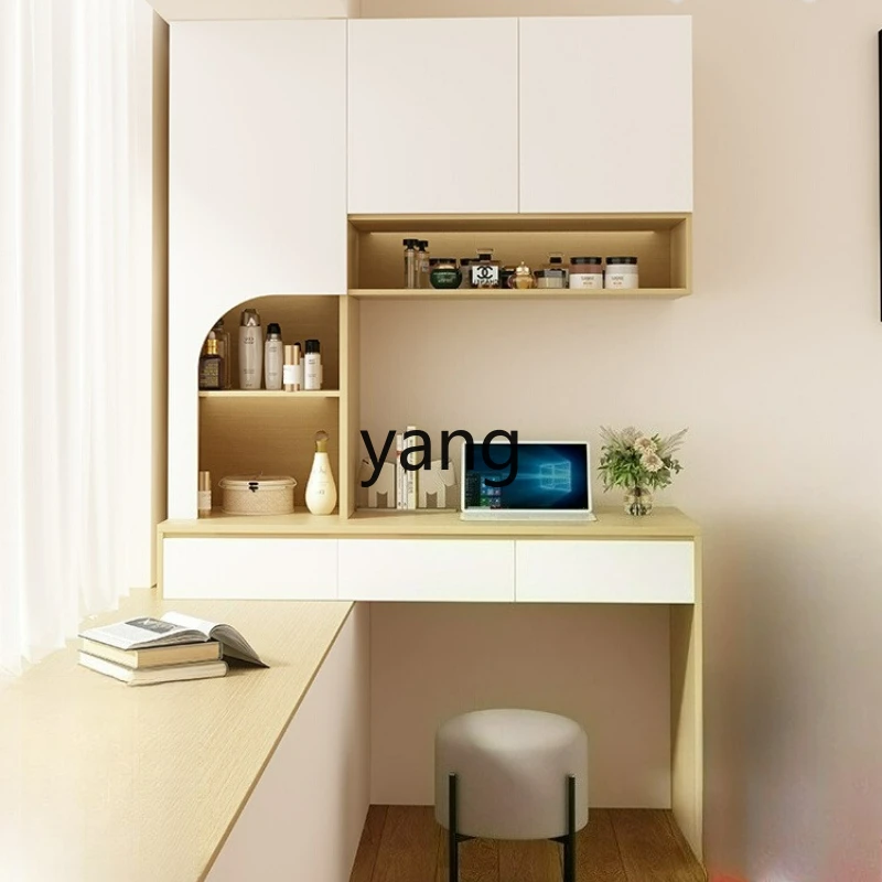 

LTT cream wind bay window desk integrated study table bedroom bedside locker