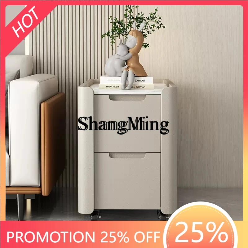 

SM new household sofa side cabinet ultra-narrow crack corner cabinet light luxury high-grade sensitive rock slab edge