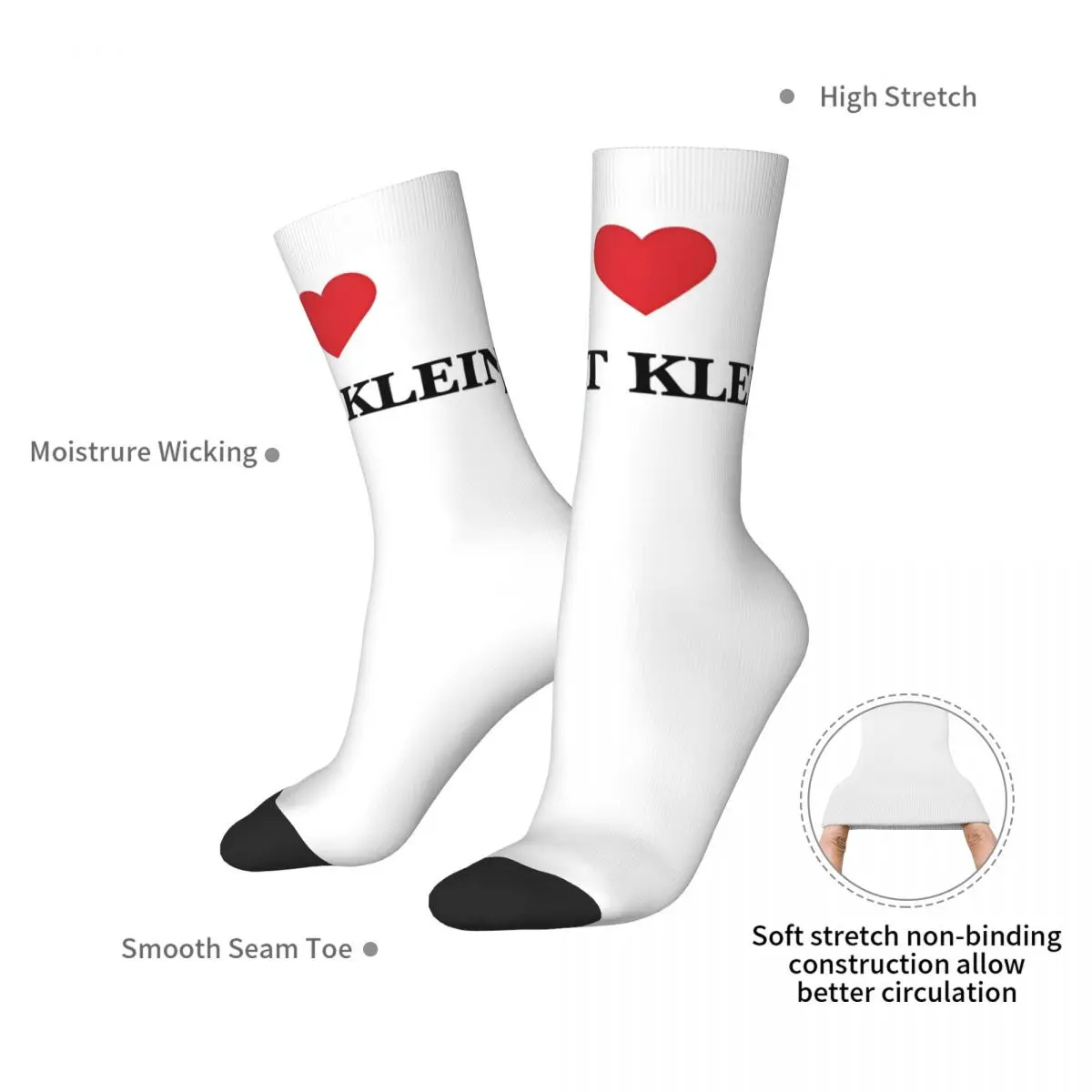 I Love Joost Klein Socks Elegant Stockings Women Breathable Cycling Socks Spring Printed Non Slip Socks